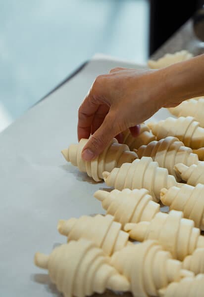Pastry cream detail