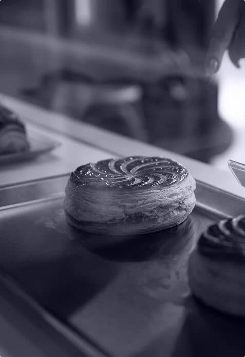 Fresh pastry detail